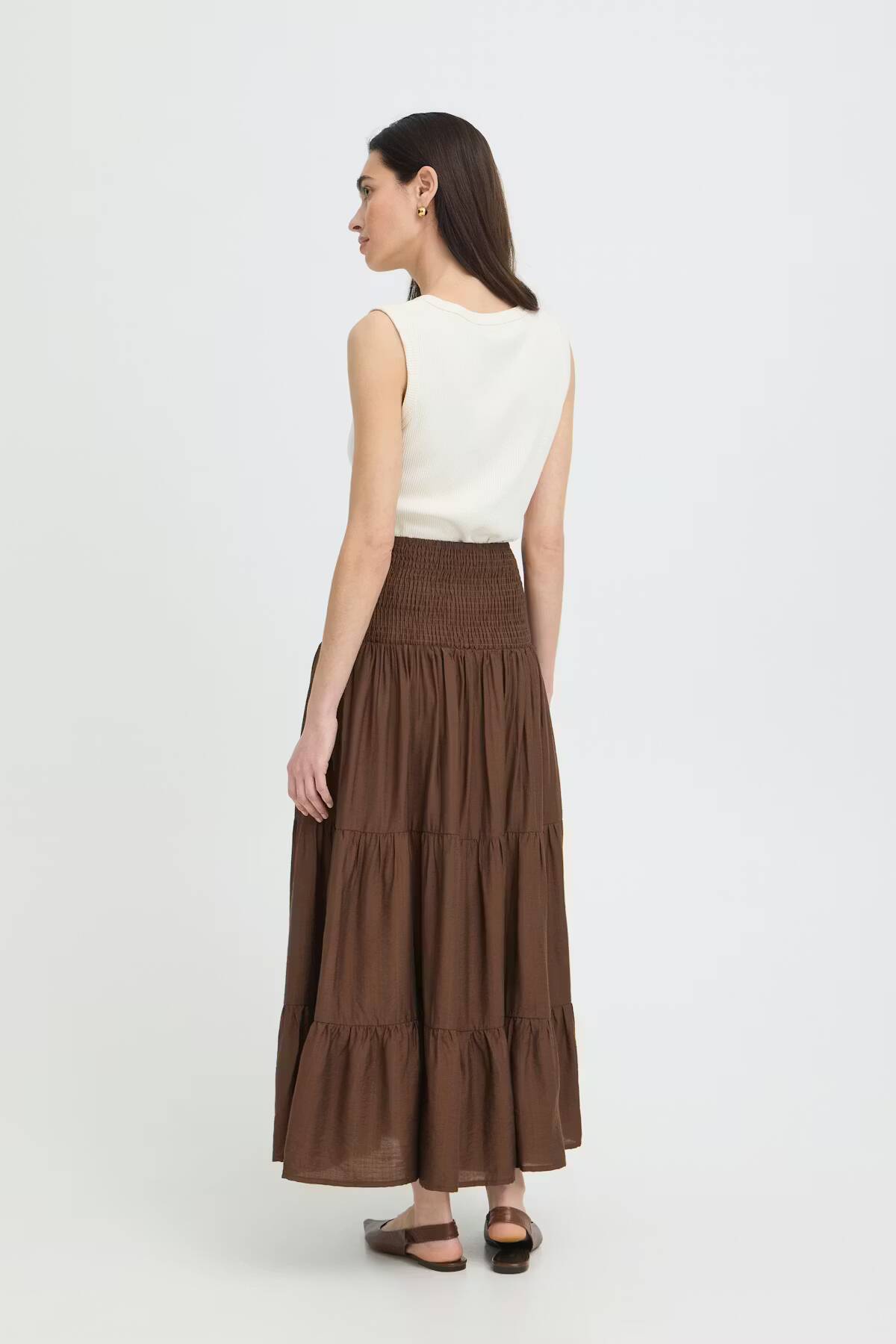 b.young Joannie Smock Skirt French Roast