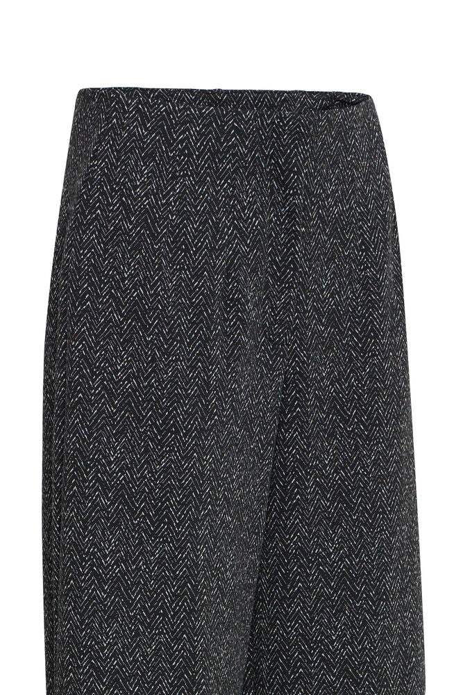 Fransa Catalina Trousers Black/White
