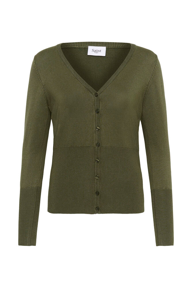 Saint Tropez Mila Slim Cardigan Four Leaf Clover