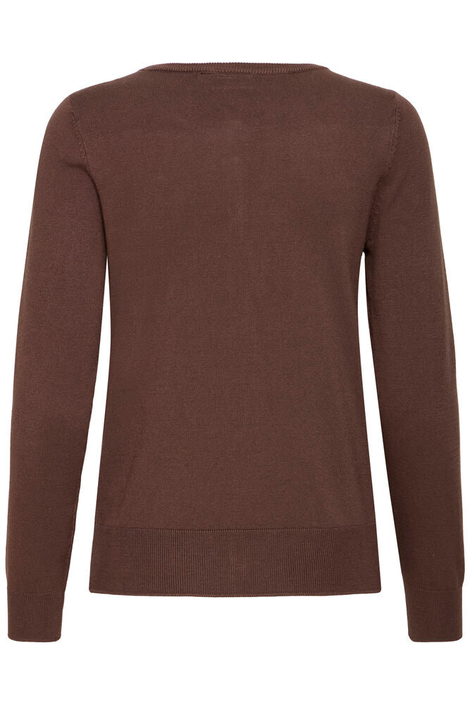 Fransa Zubasic Cardigan Hot Fudge