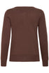Fransa Zubasic Cardigan Hot Fudge