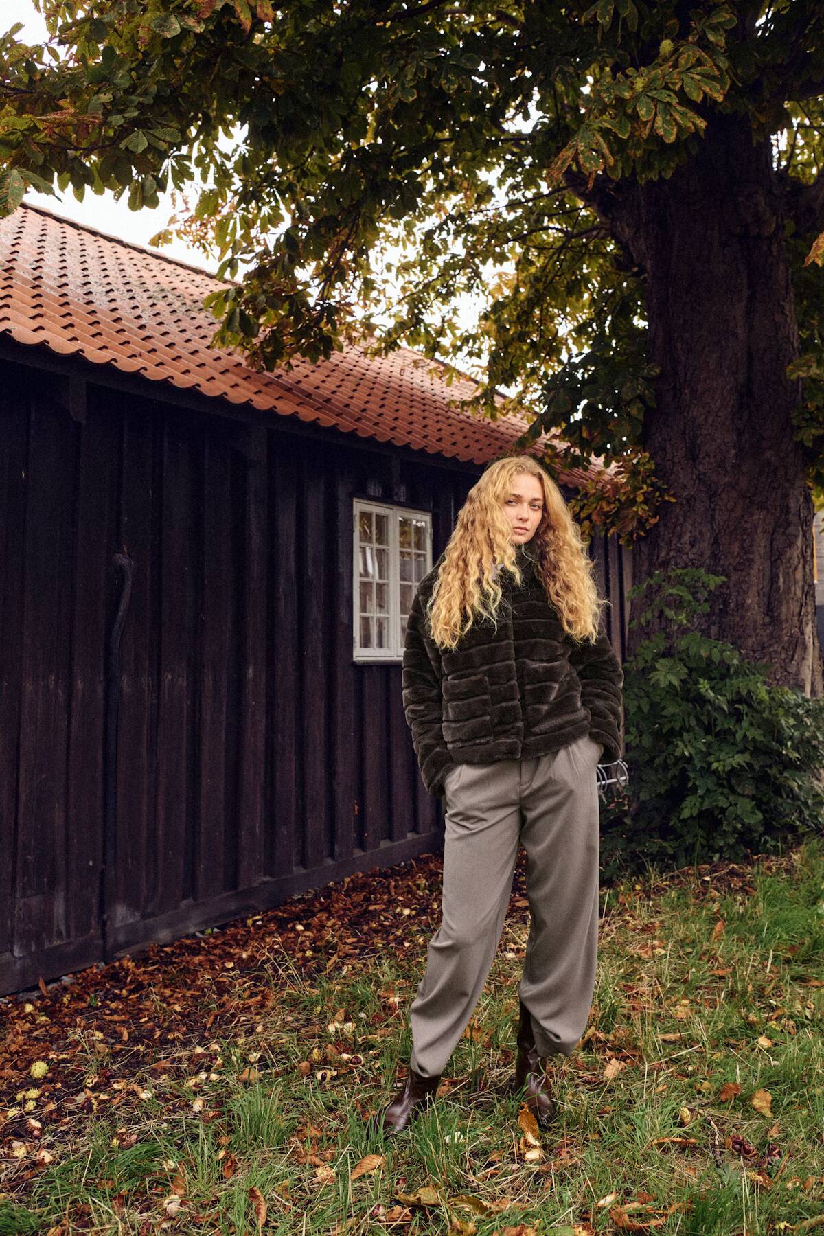 Saint Tropez Leonie Jacket Chocolate Brown