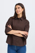 Fransa Cleo Shirt Hot Fudge