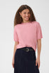 Saint Tropez Mila Boxy SS Pullover Cameo Pink Melange