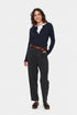 Saint Tropez Mila R-Neck Cardigan Night Sky