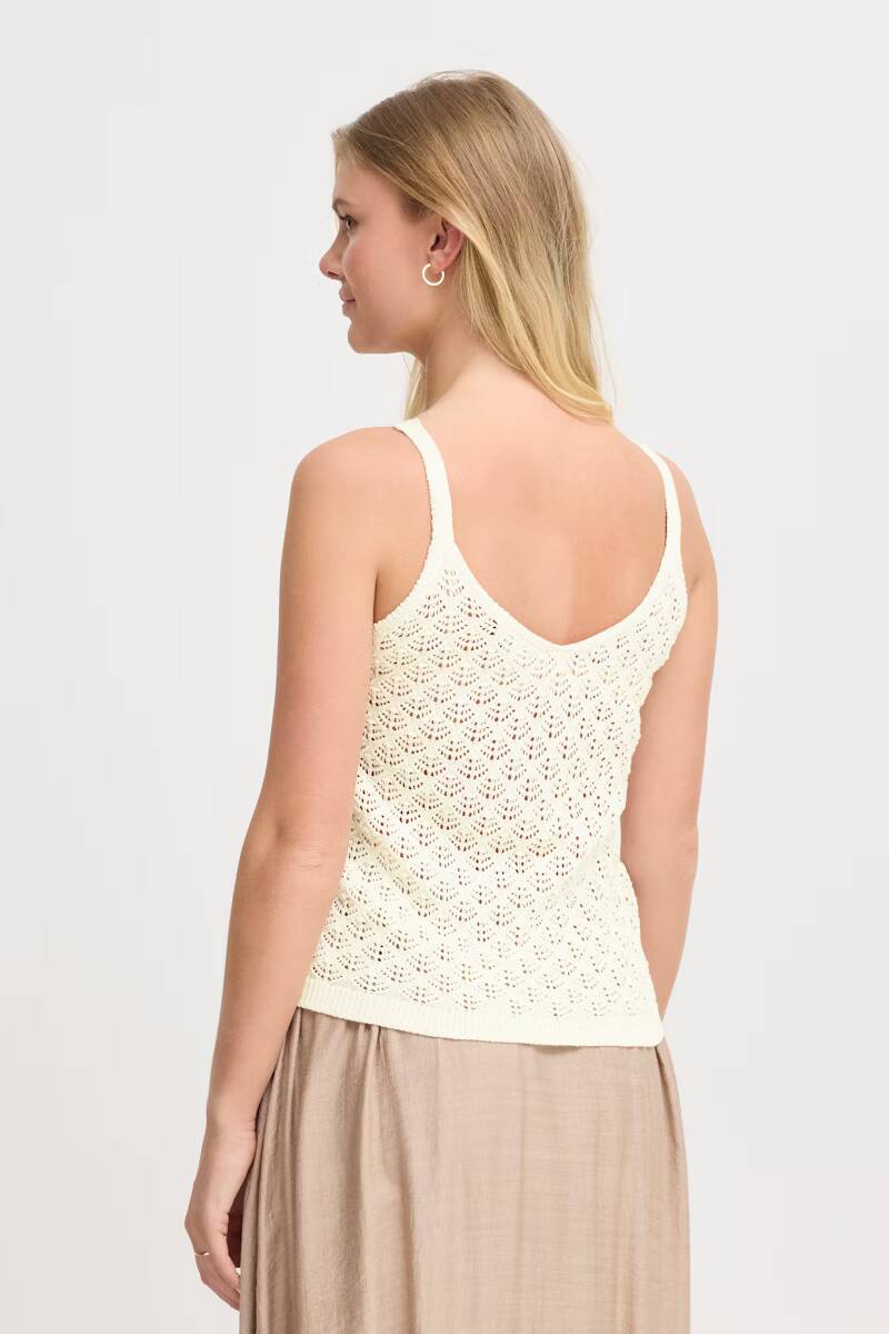 Fransa Oda Top Whisper White