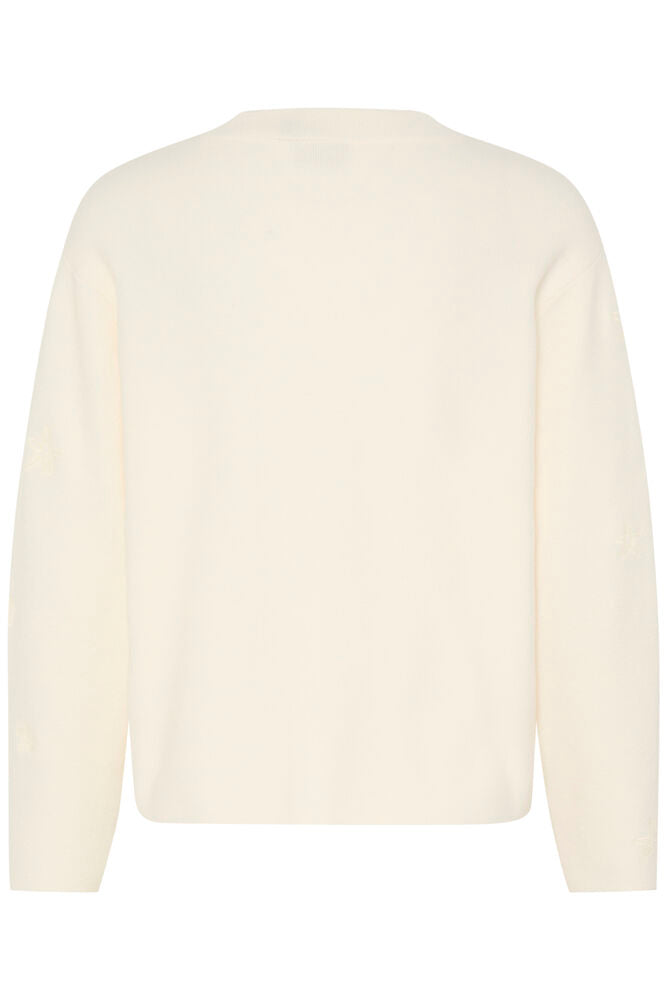 Fransa Vera Pullover Whisper White
