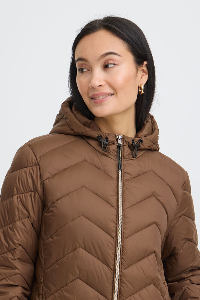 Fransa Padded Jacket Rain Drum