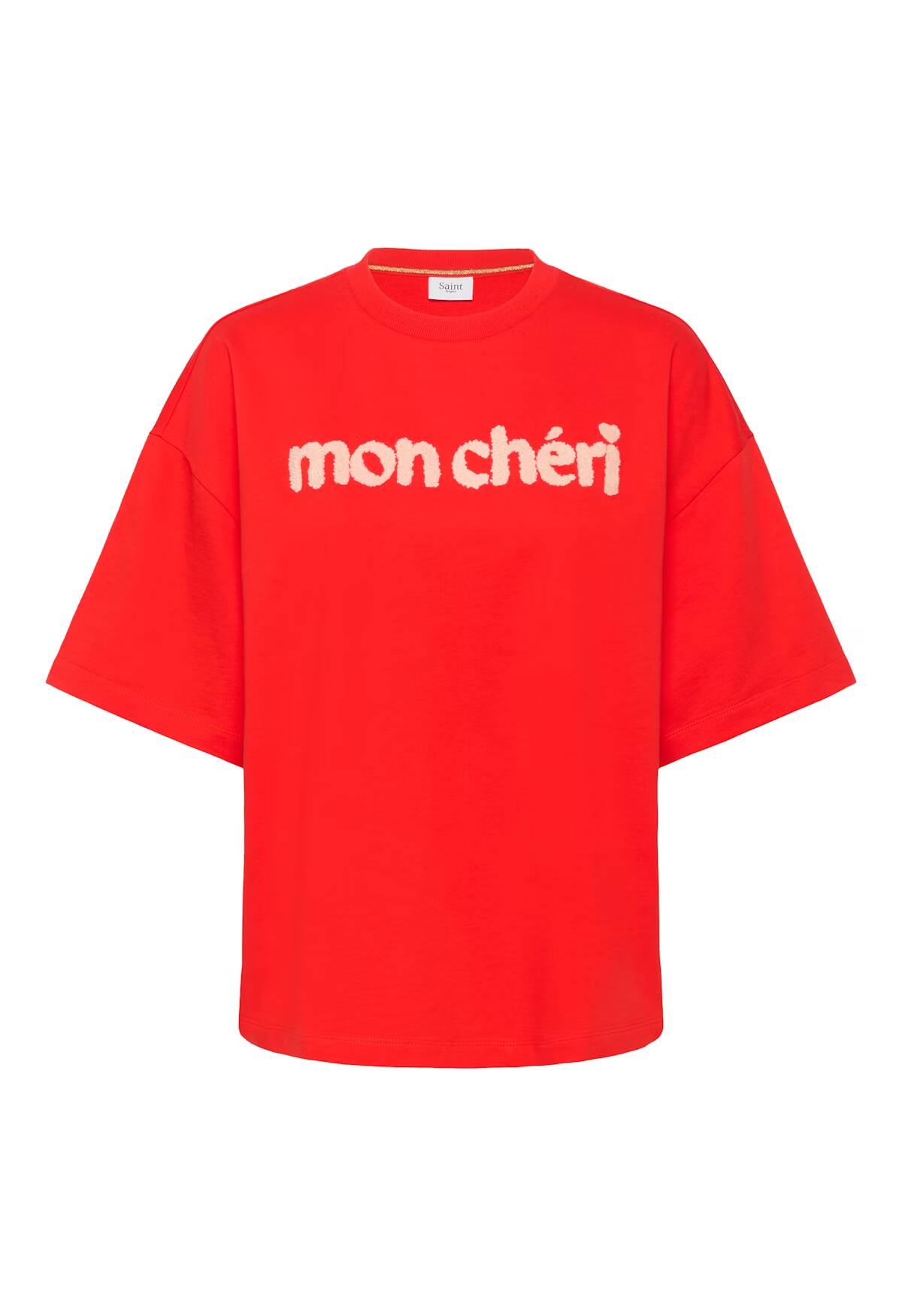 Saint Tropez Panna SS Sweatshirt Fiery Red