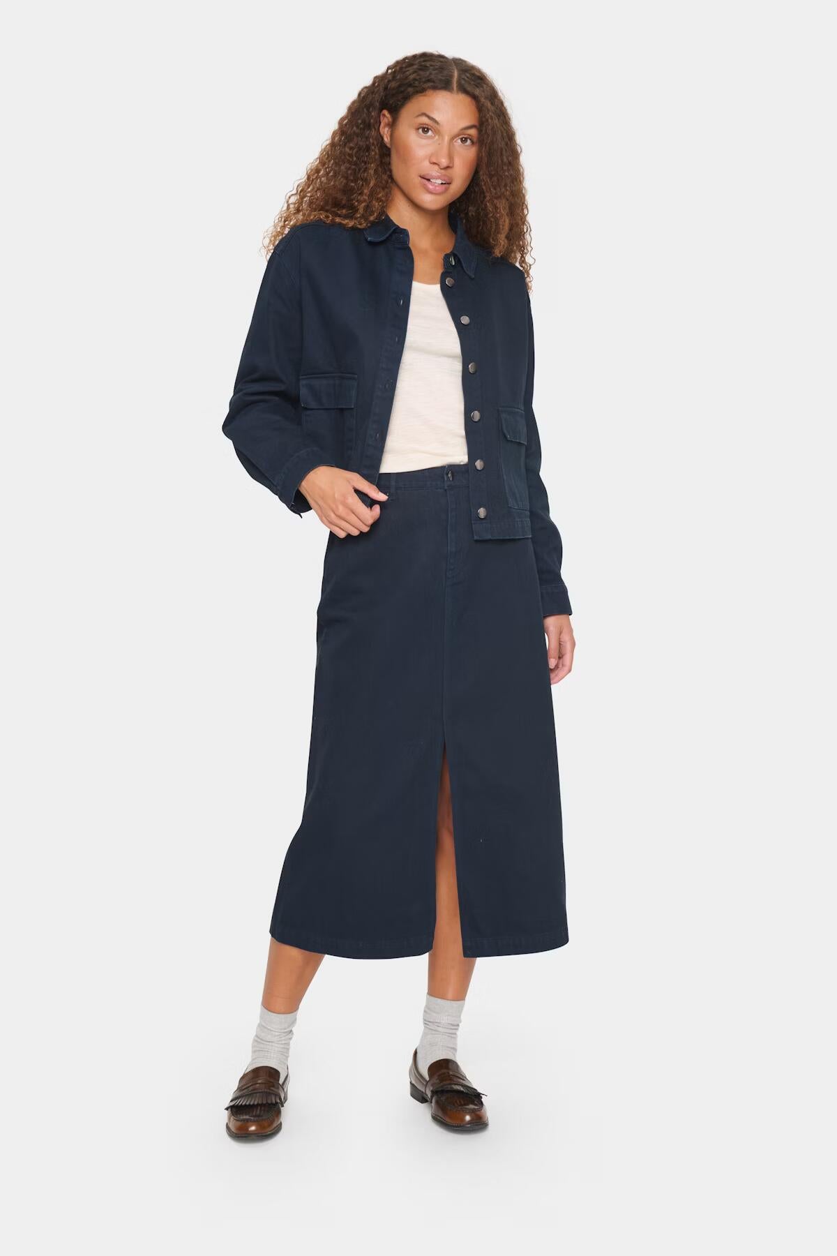 Saint Tropez Ilu Denim Skirt Midnight Sail