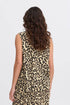 Fransa Ease Blouse Brown Leopard Art