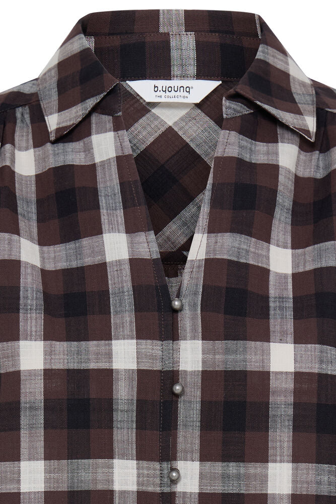 b.young Flanny Shirt Java Check