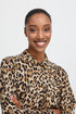 b.young Ihamma Shirt Humus Leopard Mix