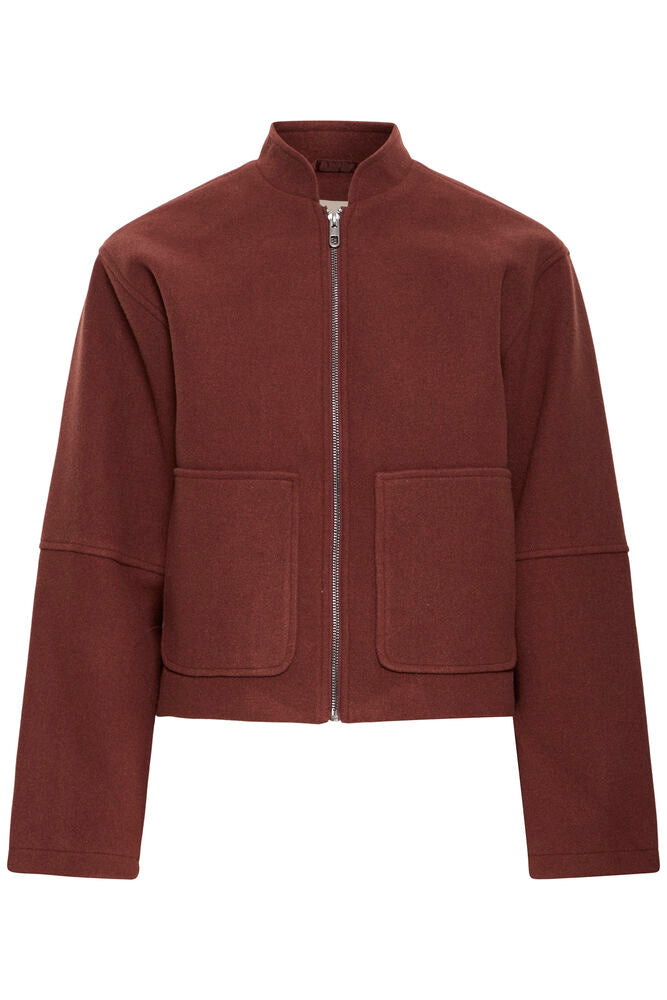 Fransa Joa Jacket Rum Raisin Melange