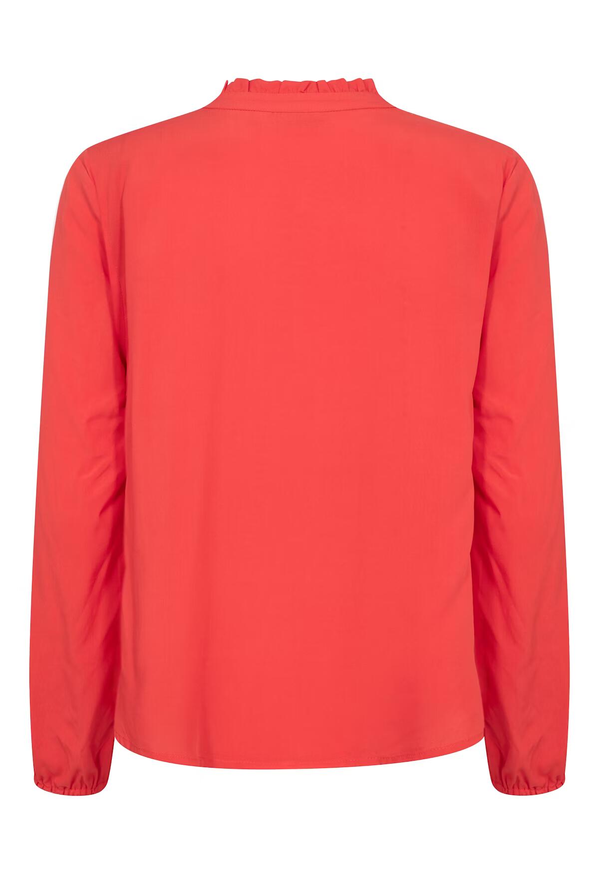 Saint Tropez Eda Blouse Flame Scarlet