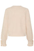 b.young Omea Frill Cardigan Birch Melange