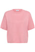 Saint Tropez Mila Boxy SS Pullover Cameo Pink Melange