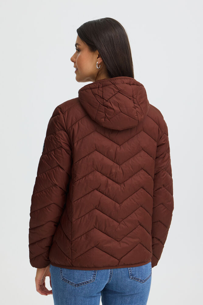 Fransa Padded Jacket Rum Raisin