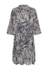 Saint Tropez Eda Dress Baritone Leaves Strokes