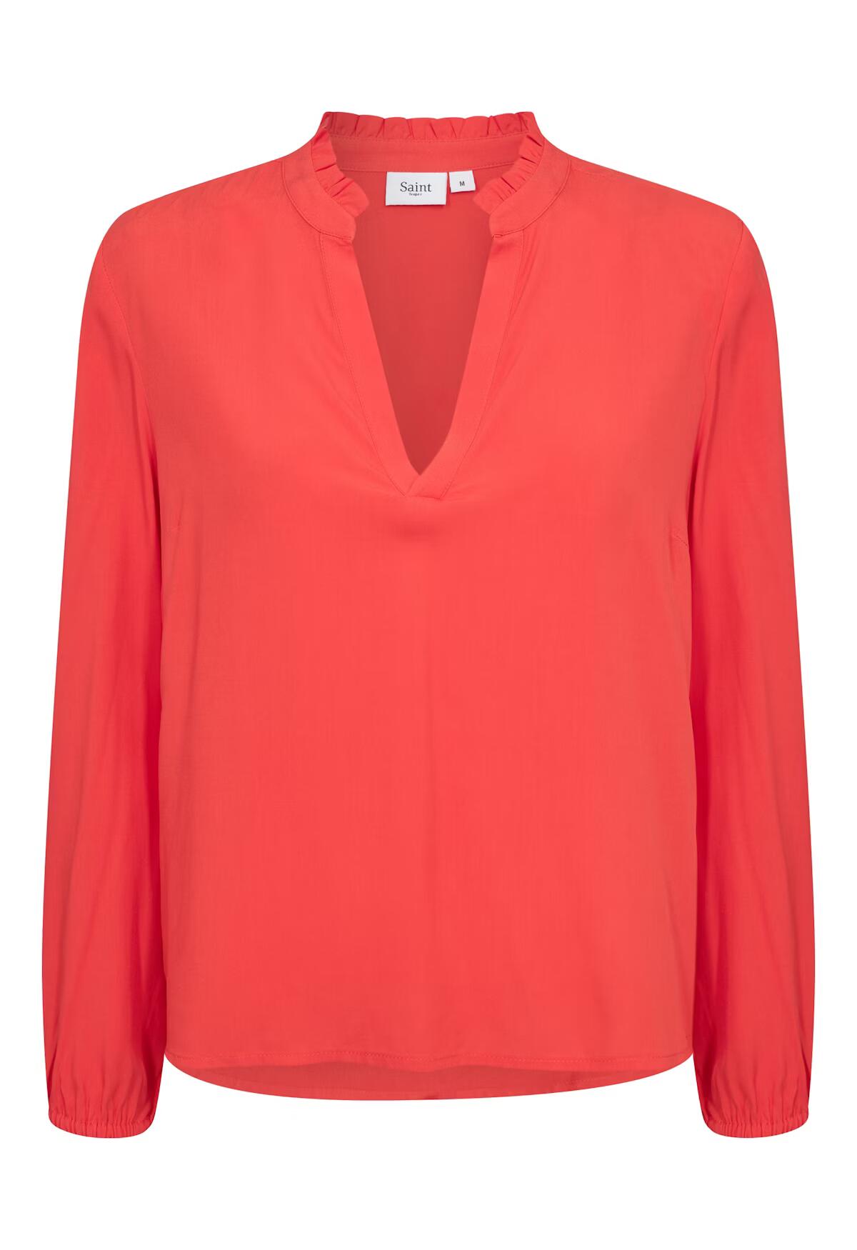 Saint Tropez Eda Blouse Flame Scarlet