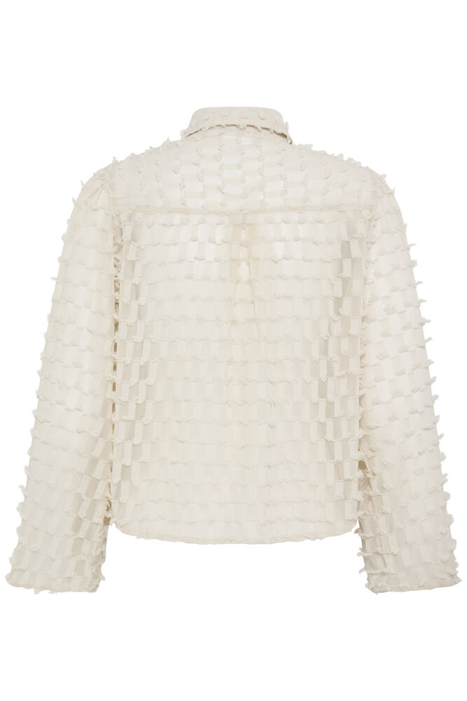 b.young Feather Shirt Oatmeal