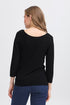 Fransa Dotta Tee Black