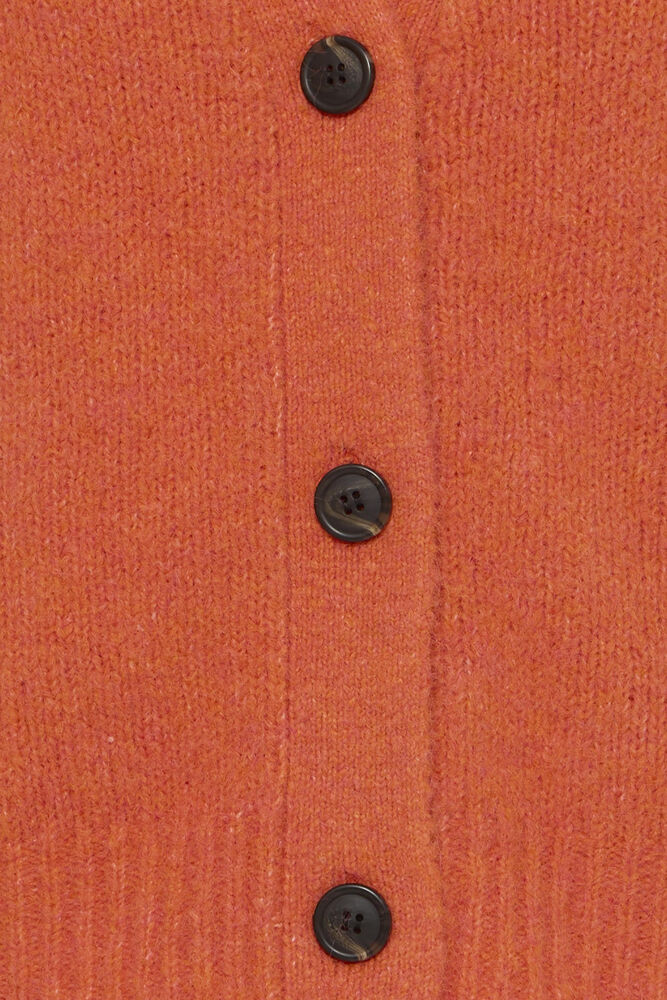 b.young Millers Button Vest Pureed Pumpkin Melange