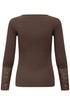 Fransa Hizamond Tee Hot Fudge