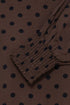 Fransa Adara Blouse Hot Fudge Dotty