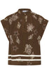 Saint Tropez Rosashell Blouse Fudge Sea Shell
