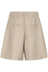 Fransa Alex Shorts Grey Morn Melange Pinstripe