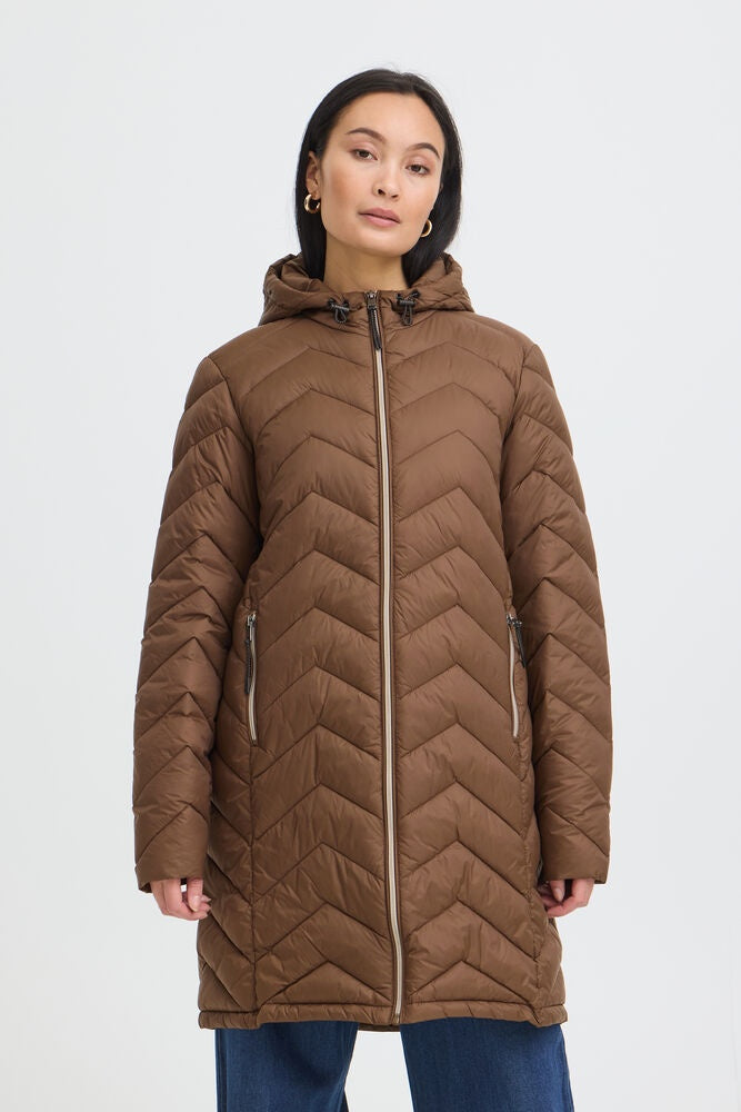 Fransa Padded Jacket Rain Drum