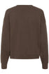 Saint Tropez Suzie Sweatshirt Chocolate Brown