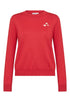 Saint Tropez Valentina Pullover Flame Scarlet