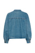 Saint Tropez Tera Shirt Medium Blue Denim