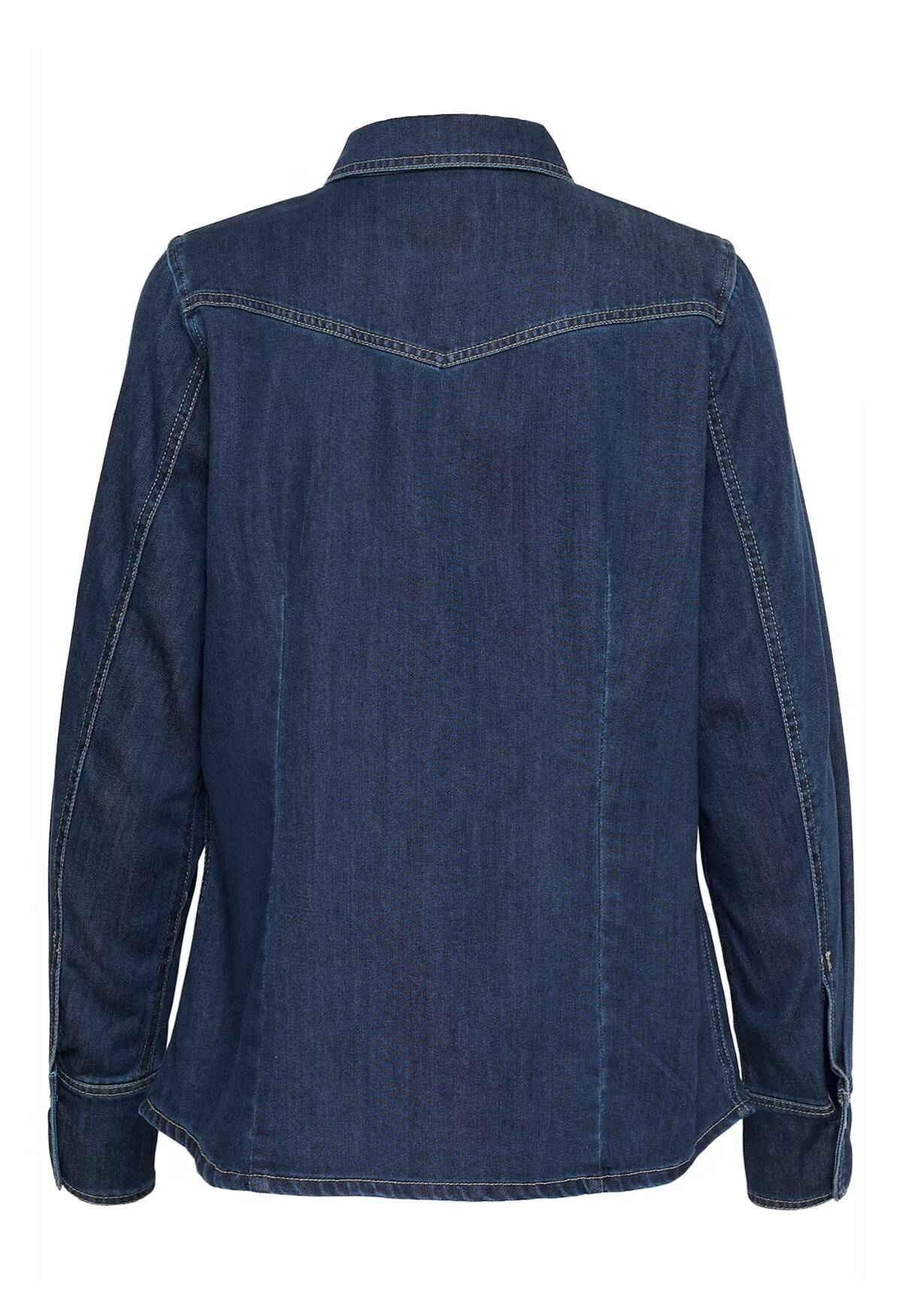 Saint Tropez Marthe Shirt Medium Blue Denim