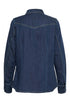 Saint Tropez Marthe Shirt Medium Blue Denim