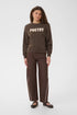 Saint Tropez Suzie Sweatshirt Chocolate Brown