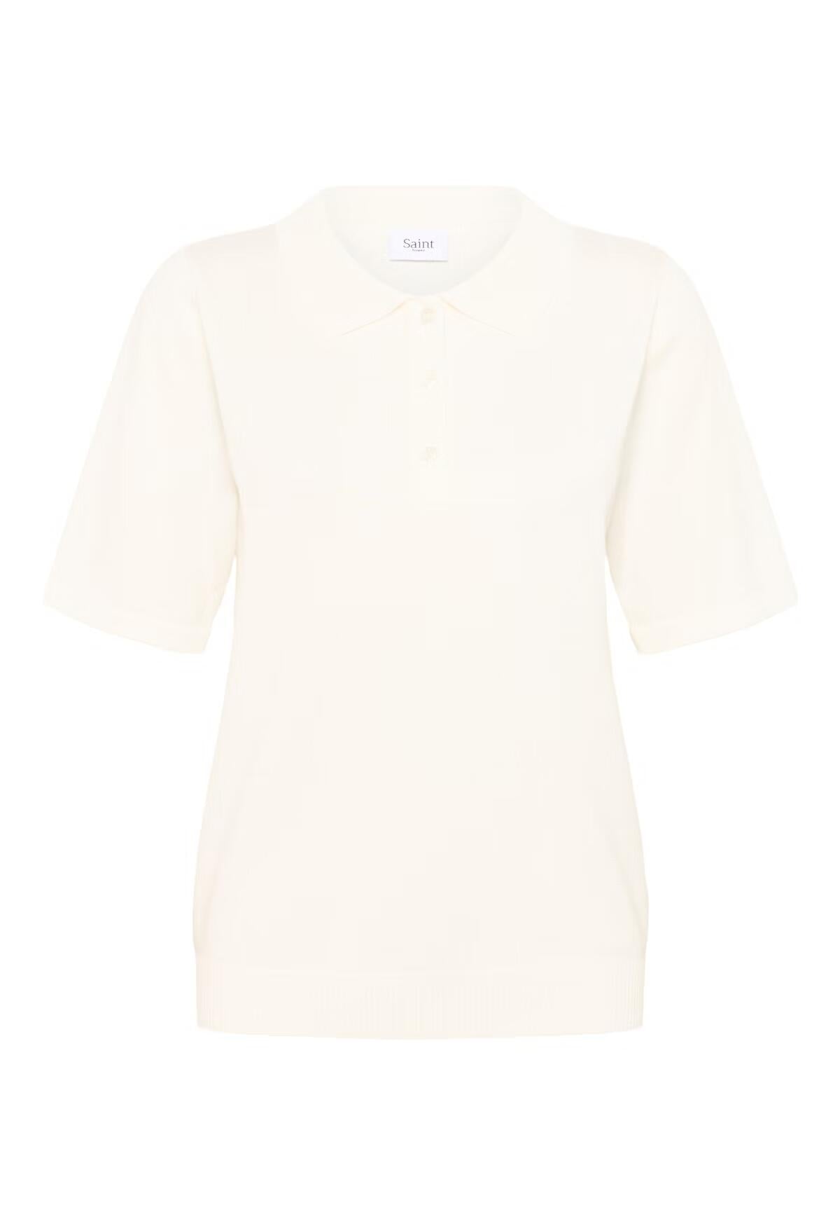 Saint Tropez Mila Polo SS Pullover Ice