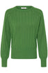 b.young Mmorla Pointelle Jumper Artichoke Green