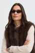 b.young Cesille Waistcoat Java Melange