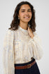 Saint Tropez Sebastiana Blouse Campanula Paisley Mosaic