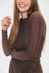 Saint Tropez Noria LS Blouse Dark Oak