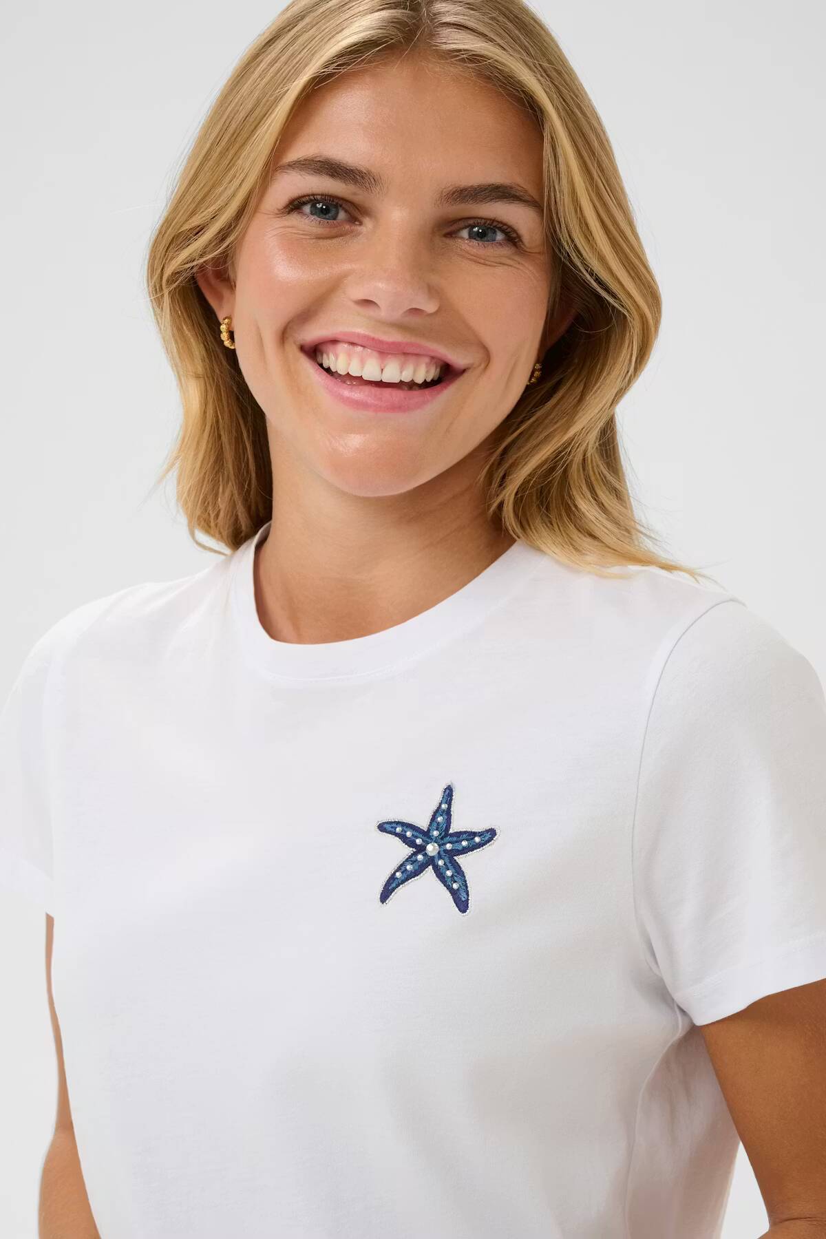 Saint Tropez Raea T-Shirt Bright White