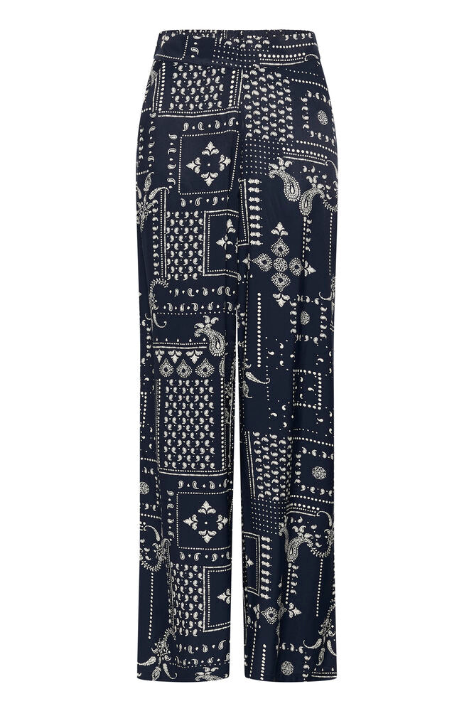Saint Tropez Stephanie Trousers Night Sky Paisley Mosaic