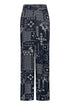 Saint Tropez Stephanie Trousers Night Sky Paisley Mosaic