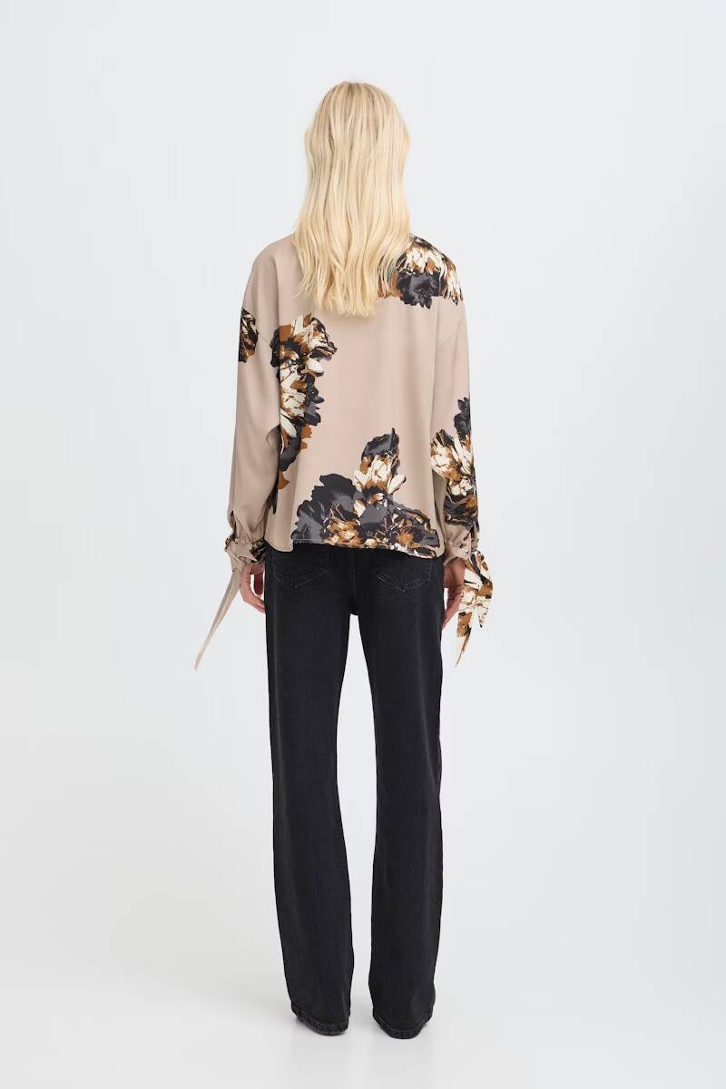 b.young Jannike Bow Shirt String Mega Flower