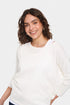 Saint Tropez Mila R-Neck Pullover Ice