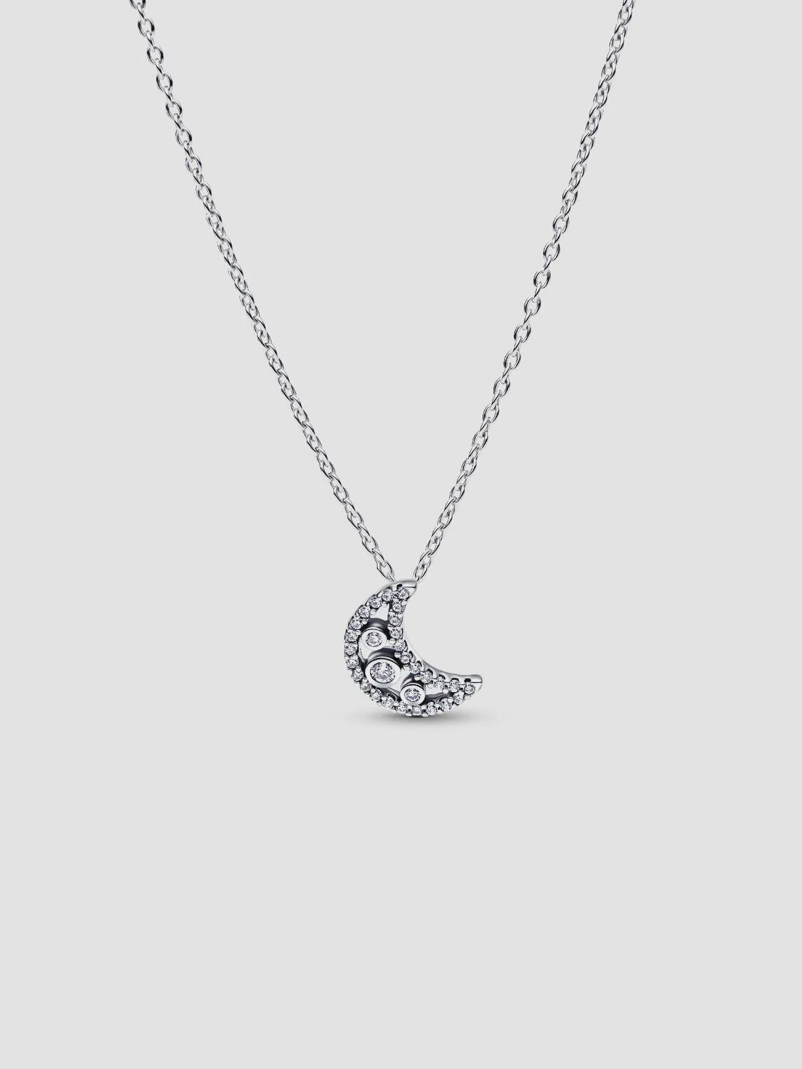 Pandora Crescent Moon Pendant Necklace