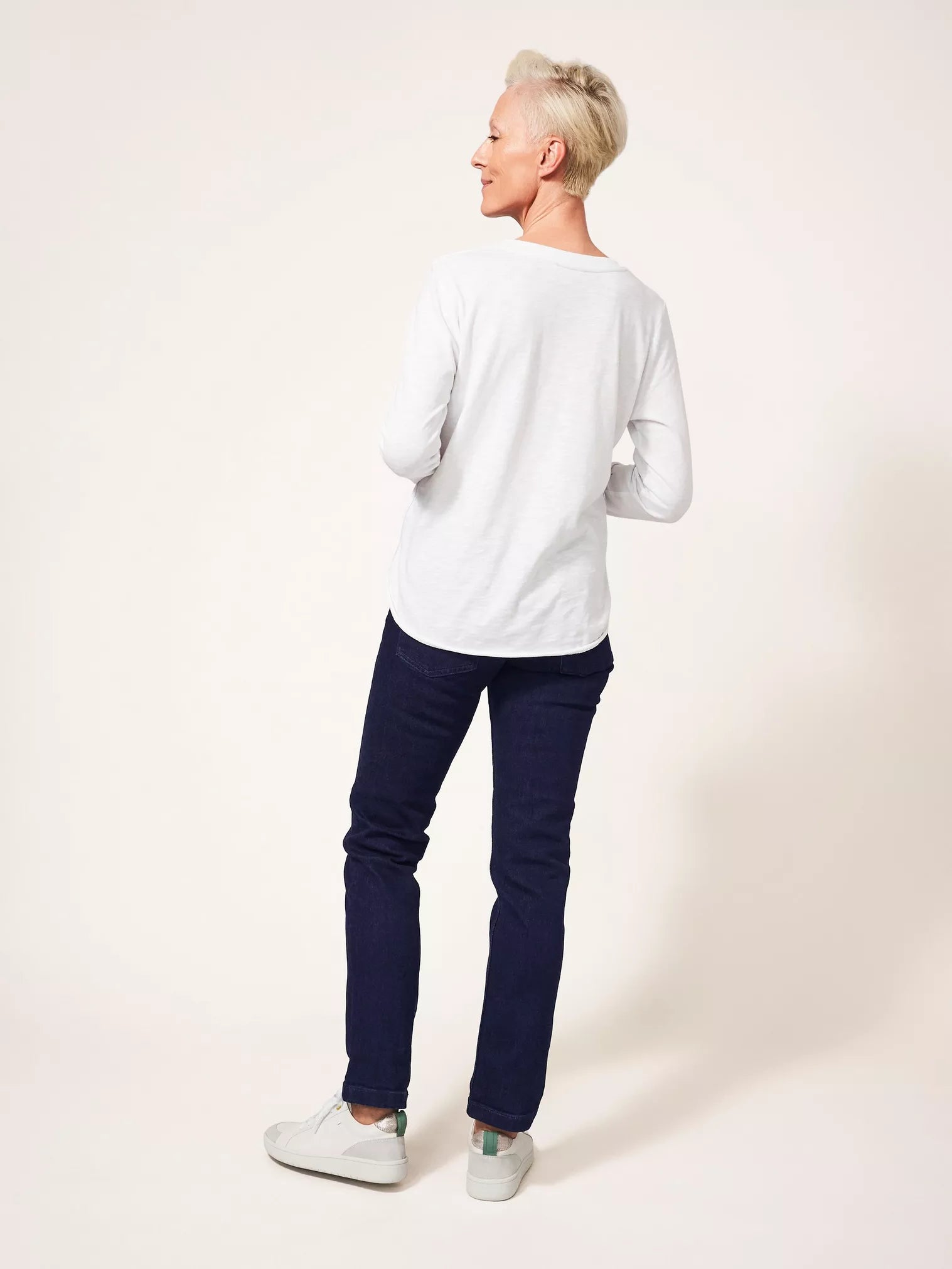 White Stuff Brooke Straight Jeans Dark Denim